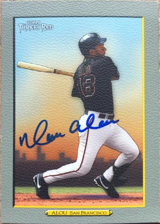Moises Alou Autographed 2005 Topps Turkey Red #212