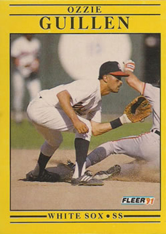 1991 Fleer #121 Ozzie Guillen VG Chicago White Sox 