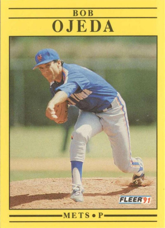 1991 Fleer #156 Bob Ojeda VG New York Mets 