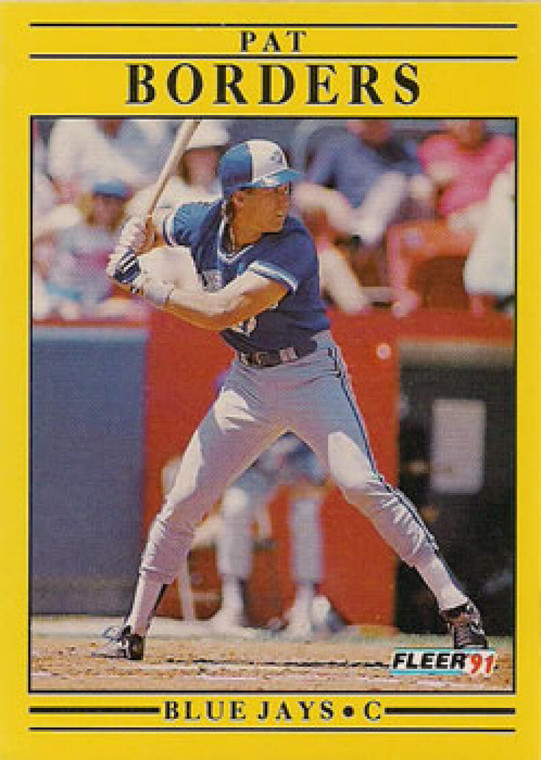 1991 Fleer #171 Pat Borders VG Toronto Blue Jays 