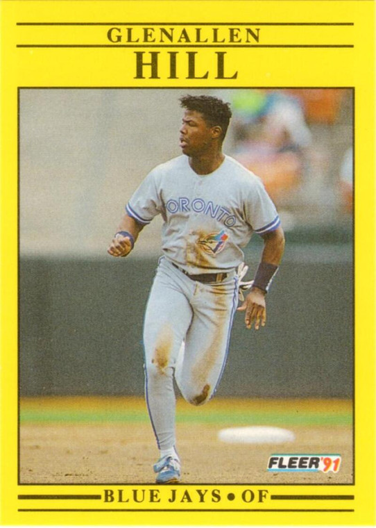 1991 Fleer #177 Glenallen Hill VG Toronto Blue Jays 