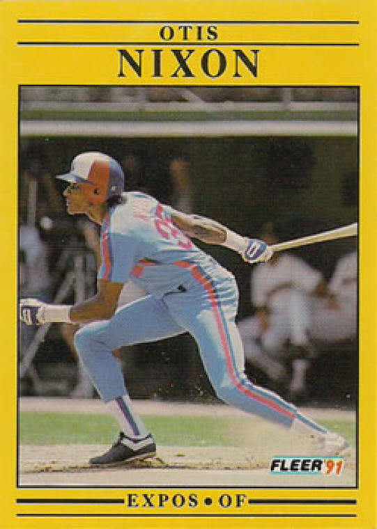 1991 Fleer #241 Otis Nixon VG Montreal Expos 