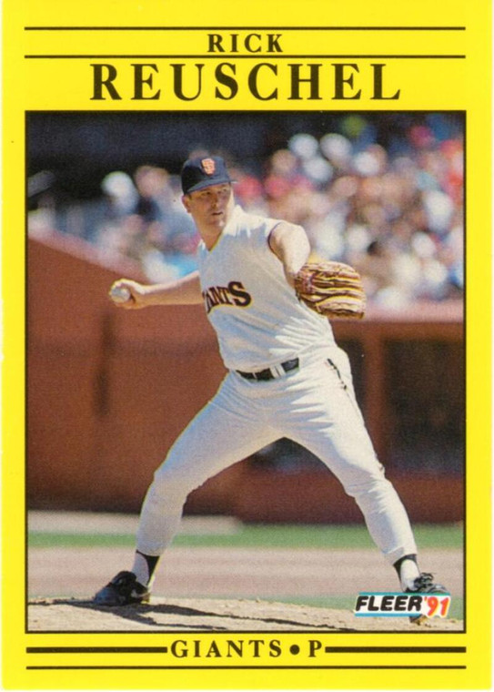 1991 Fleer #270 Rick Reuschel VG San Francisco Giants 