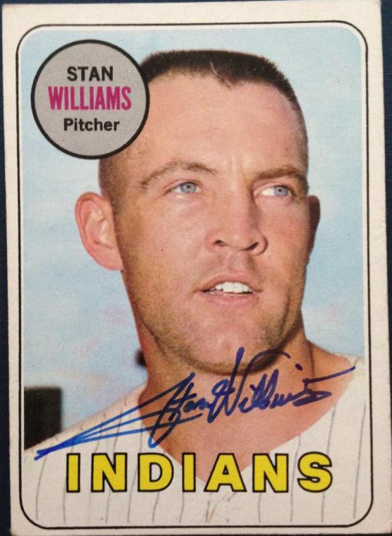 Stan Williams Autographed 1969 Topps #118