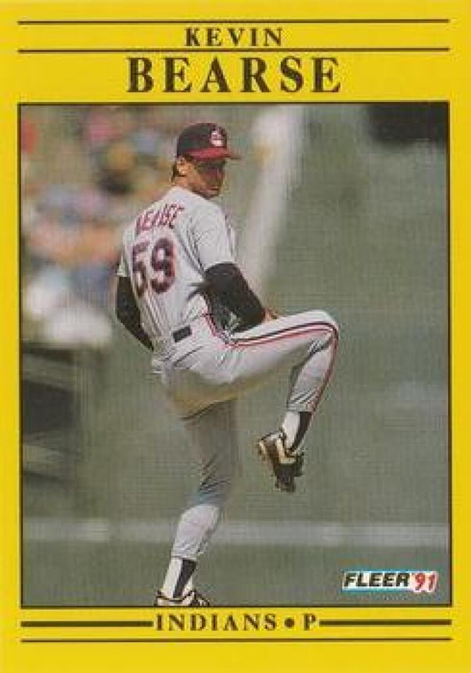 1991 Fleer #361 Kevin Bearse VG Cleveland Indians 