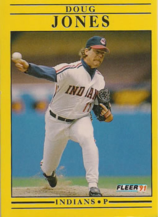 1991 Fleer #372 Doug Jones VG Cleveland Indians 