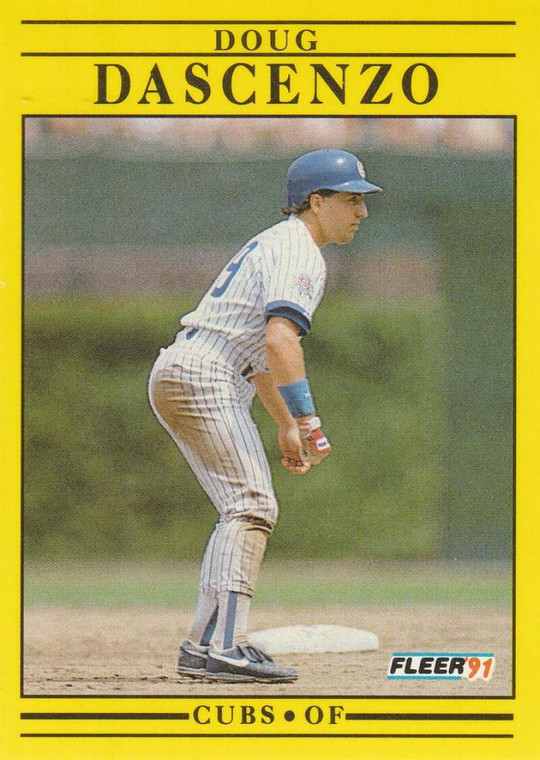1991 Fleer #418 Doug Dascenzo VG Chicago Cubs 