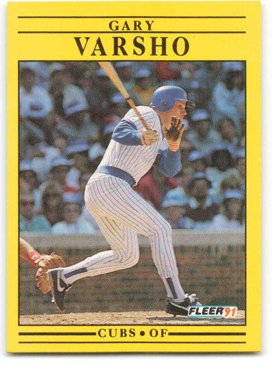 1991 Fleer #435 Gary Varsho VG Chicago Cubs 