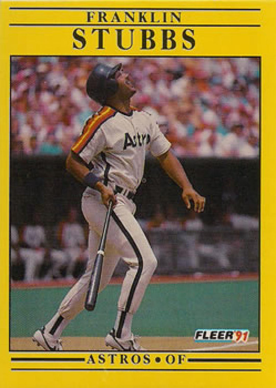 1991 Fleer #518 Franklin Stubbs VG Houston Astros 