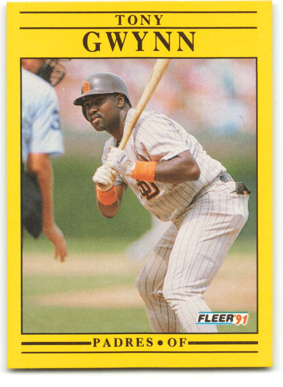 1991 Fleer #529 Tony Gwynn VG San Diego Padres 