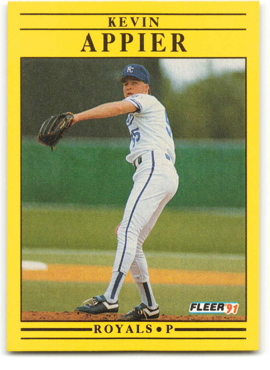 1991 Fleer #549 Kevin Appier VG Kansas City Royals 