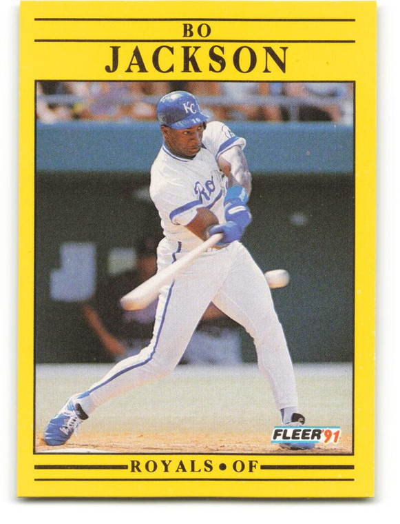 1991 Fleer #561 Bo Jackson VG Kansas City Royals 