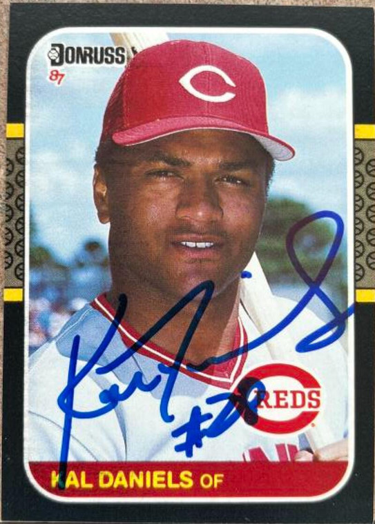 Kal Daniels Autographed 1987 Donruss #142