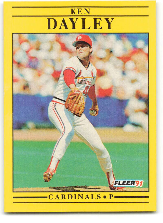 1991 Fleer #630 Ken Dayley VG St. Louis Cardinals 