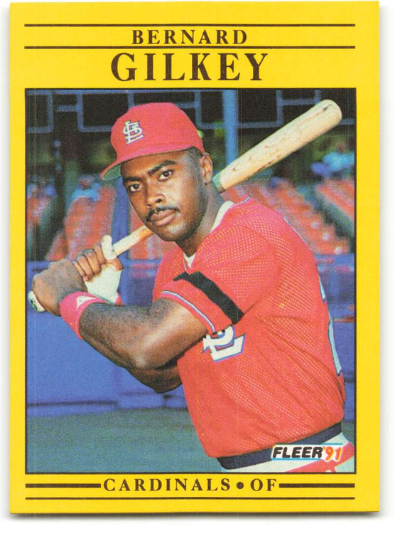1991 Fleer #633 Bernard Gilkey VG St. Louis Cardinals 