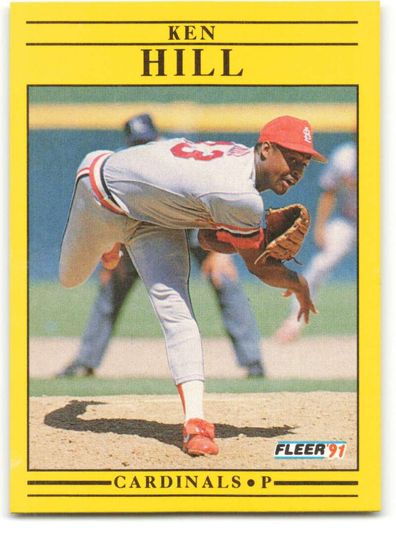 1991 Fleer #635 Ken Hill VG St. Louis Cardinals 