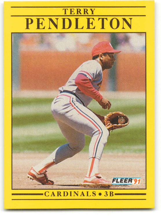 1991 Fleer #642 Terry Pendleton VG St. Louis Cardinals 