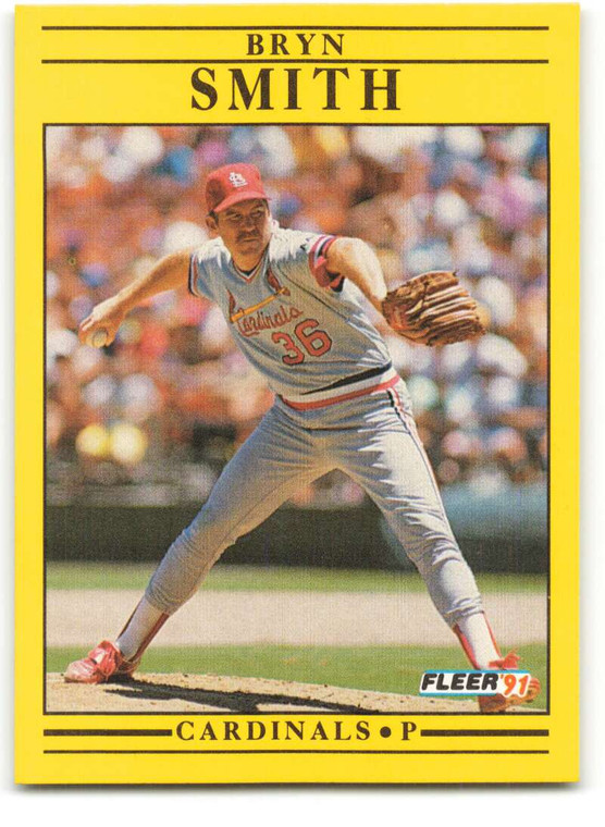 1991 Fleer #644 Bryn Smith VG St. Louis Cardinals 