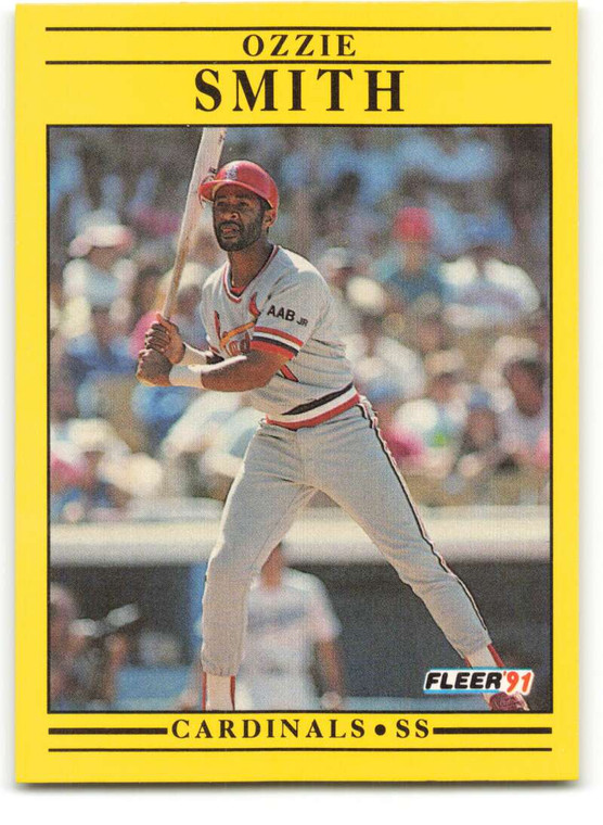 1991 Fleer #646 Ozzie Smith VG St. Louis Cardinals 