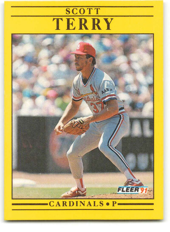 1991 Fleer #647 Scott Terry VG St. Louis Cardinals 