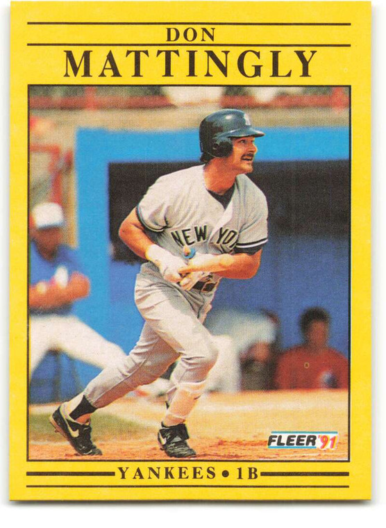 1991 Fleer #673 Don Mattingly VG New York Yankees 