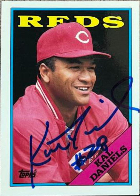 Kal Daniels Autographed 1988 Topps Tiffany #622