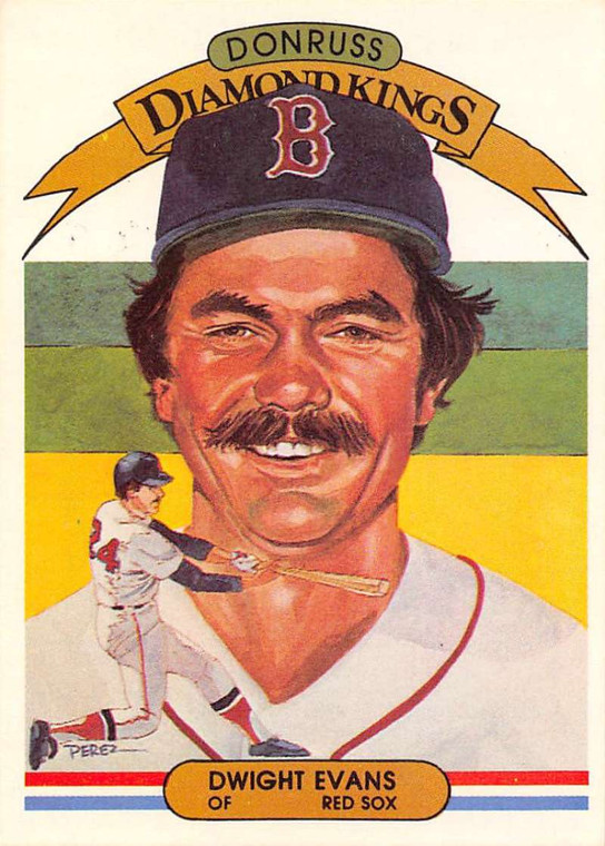 1982 Donruss #7 Dwight Evans DK VG Boston Red Sox 