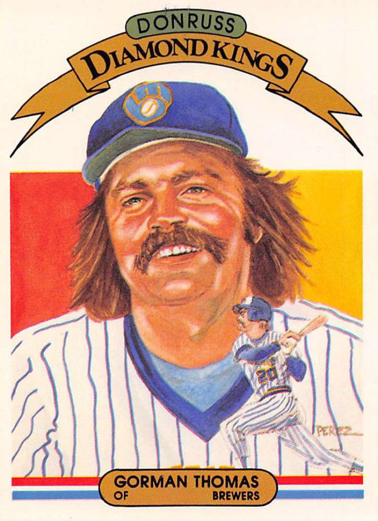 1982 Donruss #26 Gorman Thomas DK VG Milwaukee Brewers 