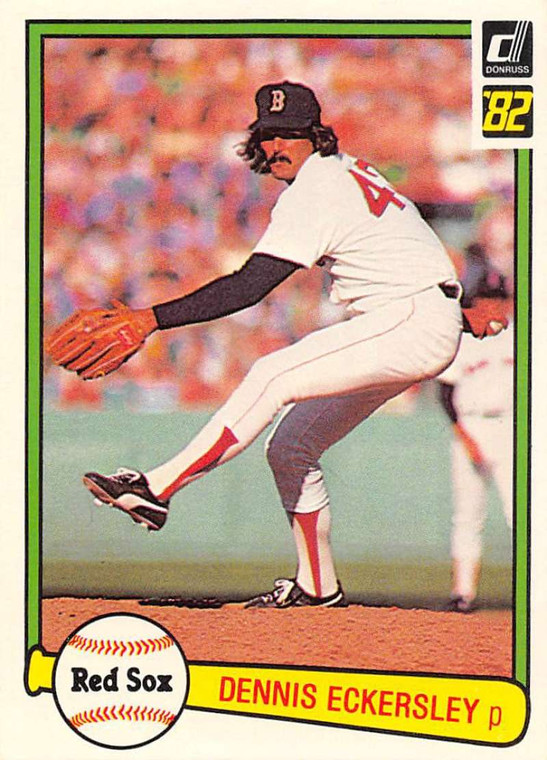 1982 Donruss #30 Dennis Eckersley VG Boston Red Sox 