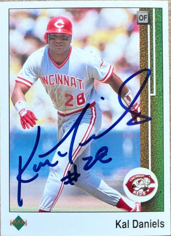 Kal Daniels Autographed 1989 Upper Deck #160