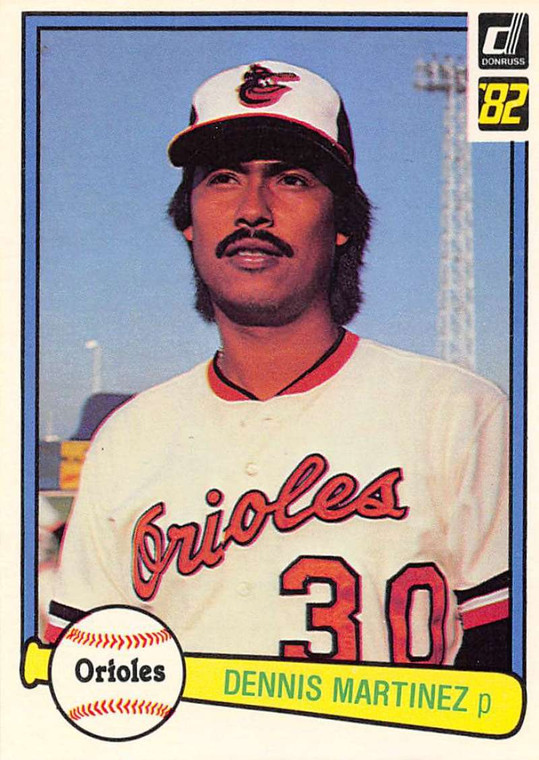 1982 Donruss #79 Dennis Martinez VG Baltimore Orioles 