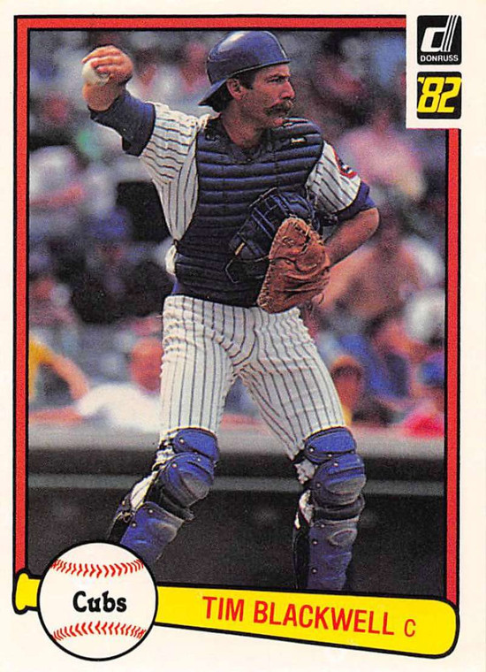 1982 Donruss #99 Tim Blackwell VG Chicago Cubs 