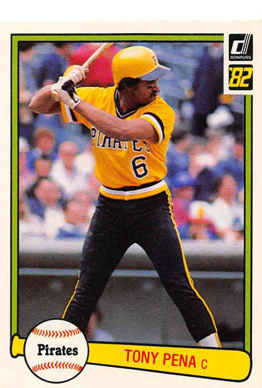 1982 Donruss #124 Tony Pena VG Pittsburgh Pirates 