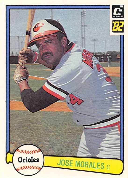 1982 Donruss #203 Jose Morales VG Baltimore Orioles 