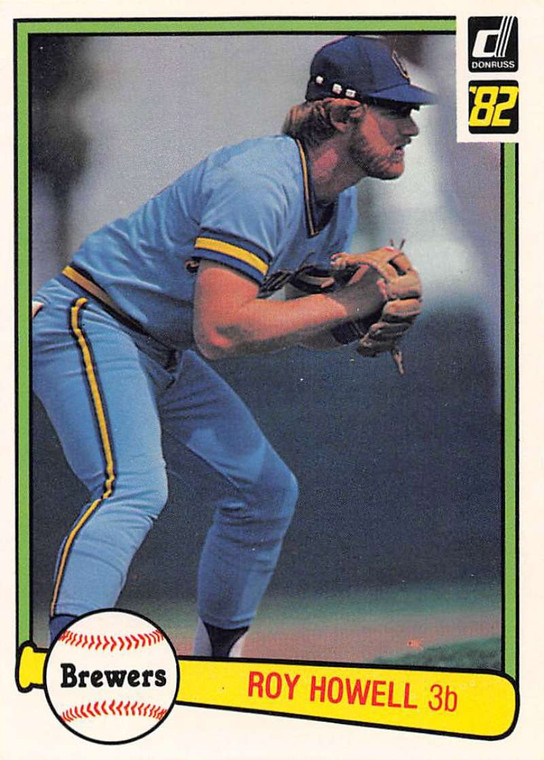 1982 Donruss #204 Roy Howell VG Milwaukee Brewers 