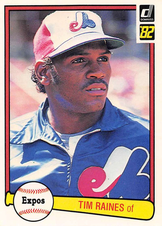 1982 Donruss #214 Tim Raines VG Montreal Expos 