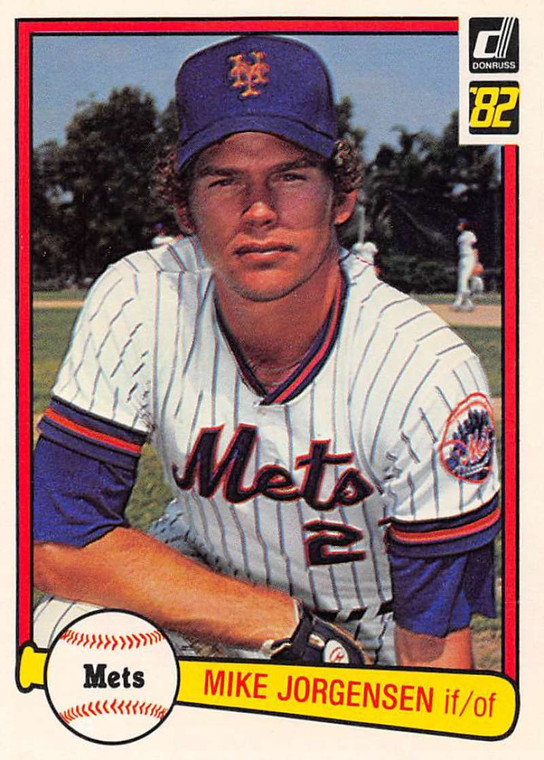 1982 Donruss #224 Mike Jorgensen VG New York Mets 