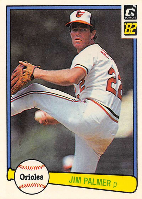 1982 Donruss #231 Jim Palmer VG Baltimore Orioles 