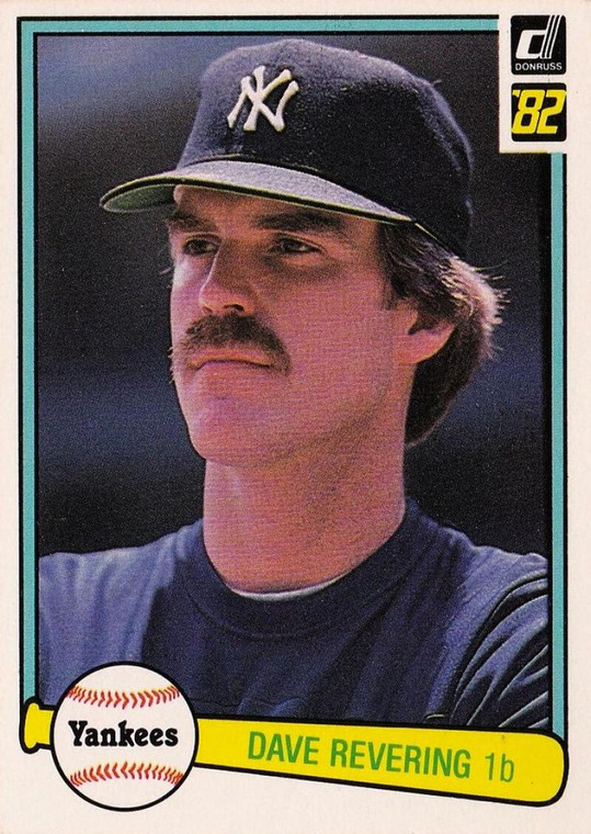 1982 Donruss #234 Dave Revering VG New York Yankees 