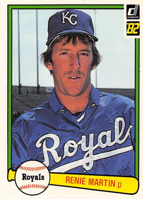 1982 Donruss #238 Renie Martin VG Kansas City Royals 