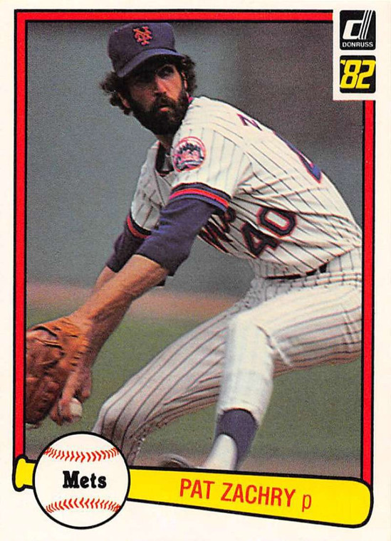 1982 Donruss #254 Pat Zachry VG New York Mets 
