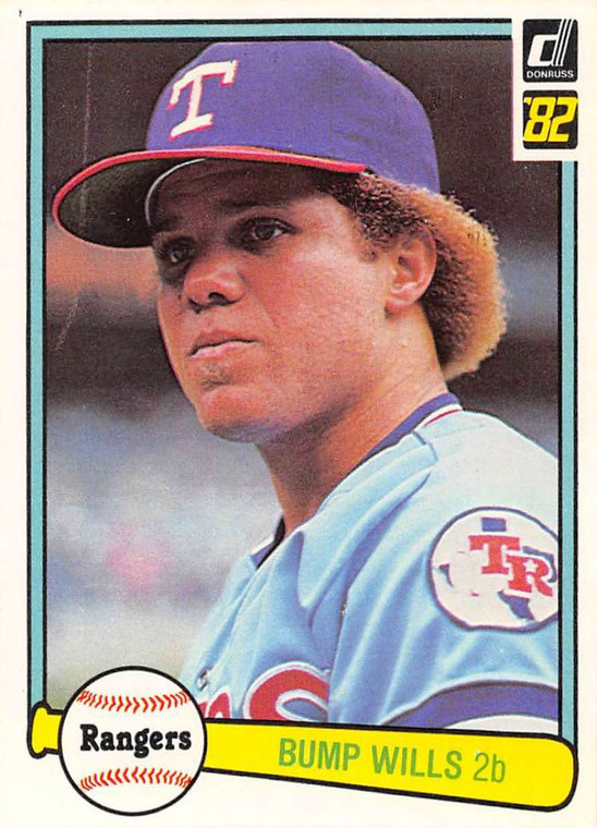 1982 Donruss #289 Bump Wills VG Texas Rangers 