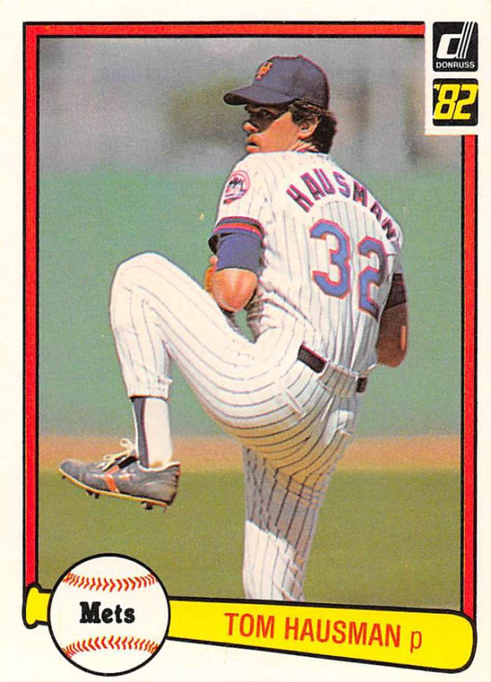 1982 Donruss #301 Tom Hausman VG New York Mets 