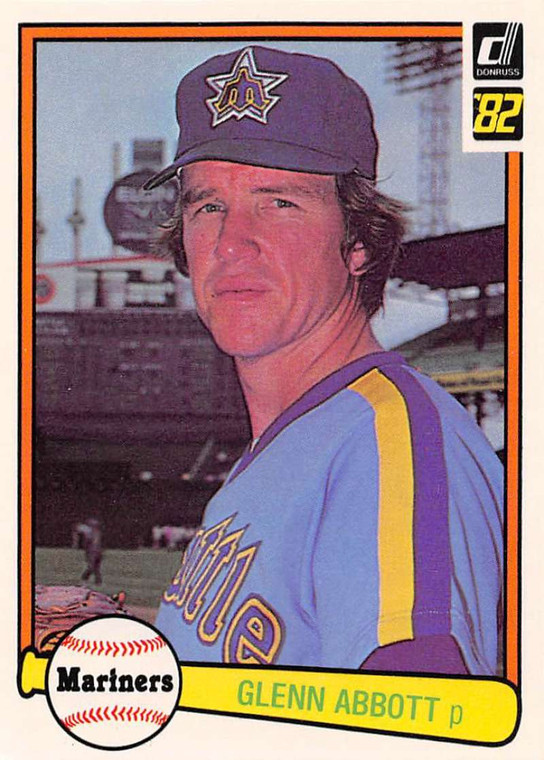 1982 Donruss #302 Glenn Abbott VG Seattle Mariners 