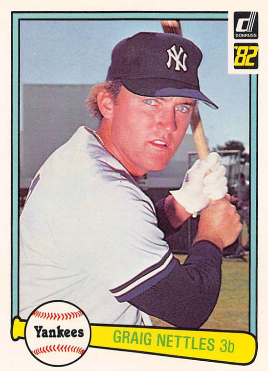 1982 Donruss #335 Graig Nettles VG New York Yankees 