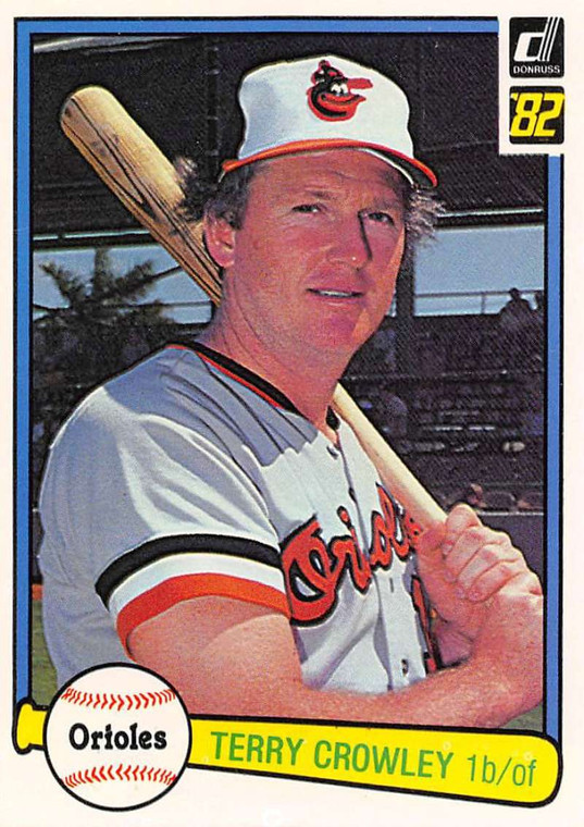 1982 Donruss #383 Terry Crowley VG Baltimore Orioles 