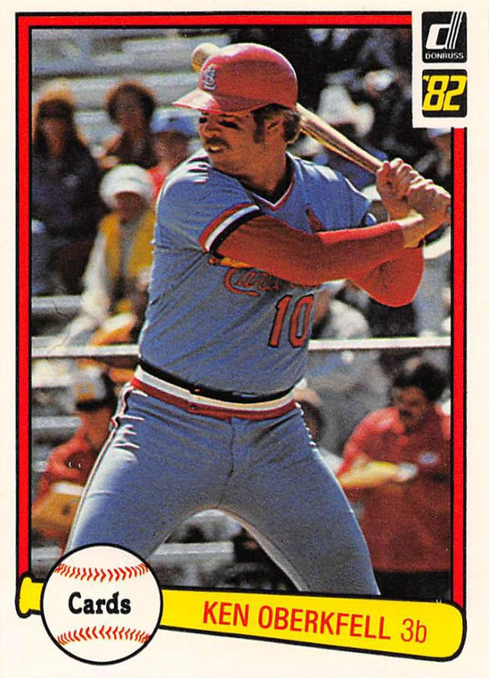 1982 Donruss #404 Ken Oberkfell VG St. Louis Cardinals 