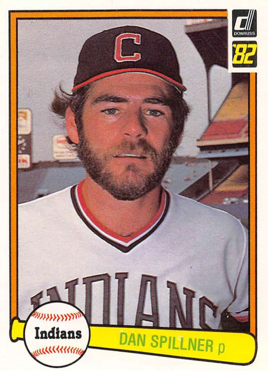 1982 Donruss #411 Dan Spillner VG Cleveland Indians 