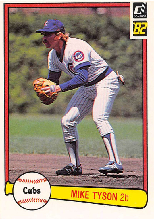 1982 Donruss #435 Mike Tyson VG Chicago Cubs 