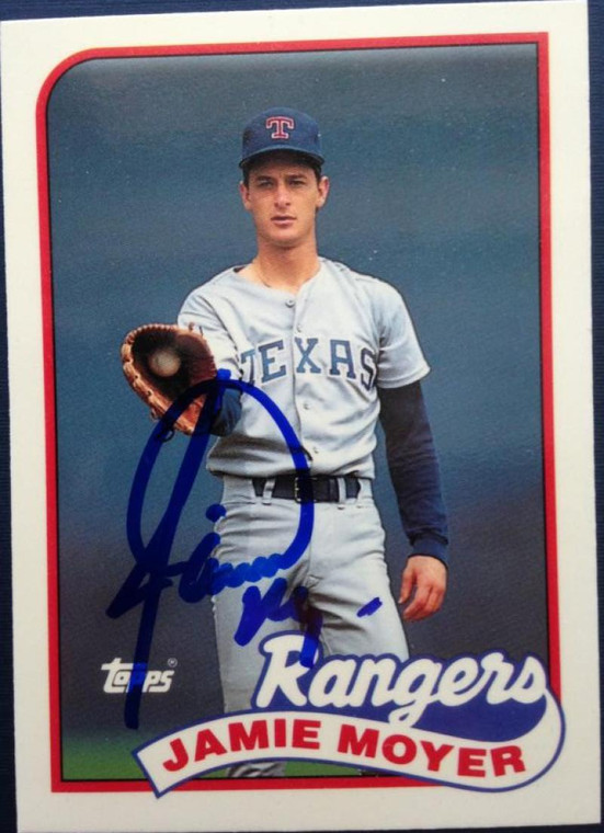 Jamie Moyer Autographed 1989 Topps Traded Tiffany #85T